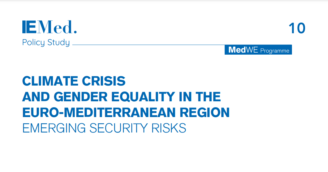 MedWE Policy Study on Climate Crisis and Gender Equality