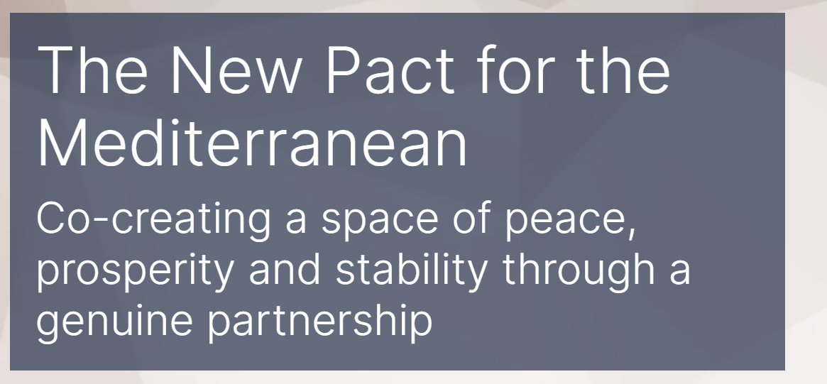 The New Pact for the Mediterranean